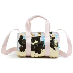 Hot BILLIEBLUSH Mini sac bowling avec sequins NACRE