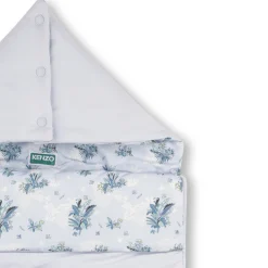 Online KENZO KIDS Nid d'ange réversible en coton CIEL