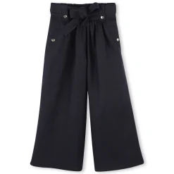 Hot CHLOE Pantalon ceinturé BLEU AMIRAL