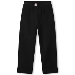 New DKNY Pantalon à pinces et revers BLACK