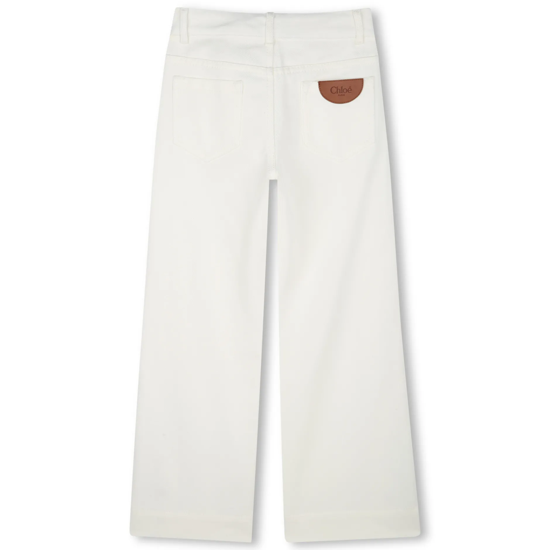 Outlet CHLOE Pantalon 5 poches OFFWHITE