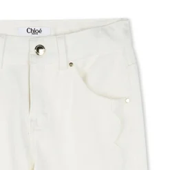 Outlet CHLOE Pantalon 5 poches OFFWHITE