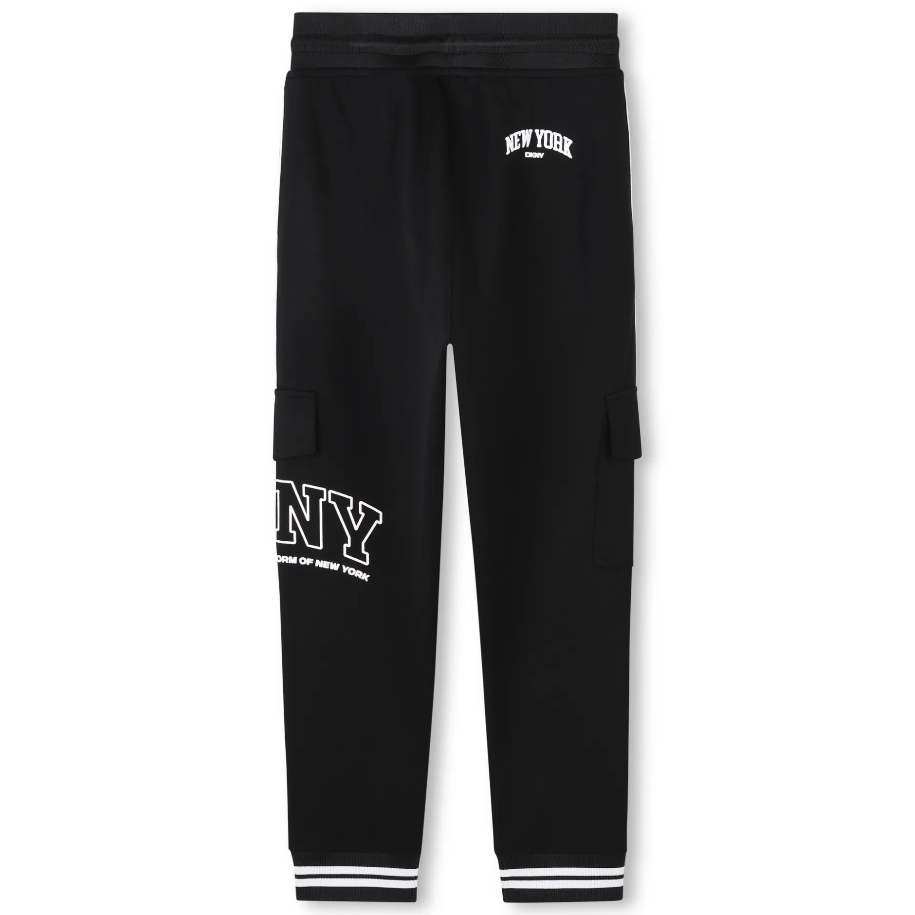 Sale DKNY Pantalon de jogging à poches BLACK