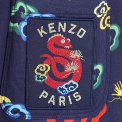 Discount KENZO KIDS Pantalon de jogging imprimé BLEU DE CHINE