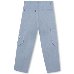 Hot KENZO KIDS Pantalon en coton avec poches CHAMBRAY