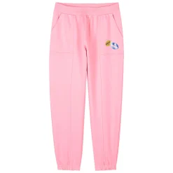Outlet KENZO KIDS Pantalon jogging avec découpes ROSE FRIANDISE