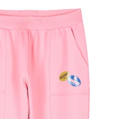 Outlet KENZO KIDS Pantalon jogging avec découpes ROSE FRIANDISE