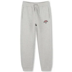 Online KENZO KIDS Pantalon jogging en molleton GRIS CLAIR CHINE