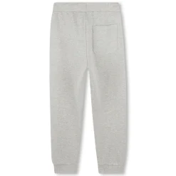 Online KENZO KIDS Pantalon jogging en molleton GRIS CLAIR CHINE