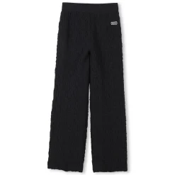Sale DKNY Pantalon large effet gaufré BLACK