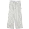 Hot DKNY Pantalon rayé large BLANC NOIR