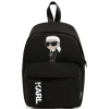 Outlet KARL LAGERFELD KIDS Petit sac à dos avec badge BLACK