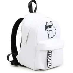 New KARL LAGERFELD KIDS Petit sac à dos avec badge CHALK