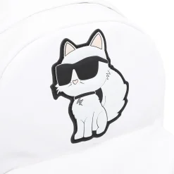 New KARL LAGERFELD KIDS Petit sac à dos avec badge CHALK