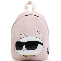 Sale KARL LAGERFELD KIDS Petit sac à dos en velours ROSEE DU MATIN