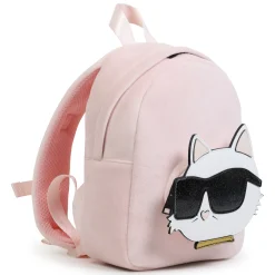 Sale KARL LAGERFELD KIDS Petit sac à dos en velours ROSEE DU MATIN
