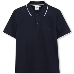 Discount BOSS Polo à coupe droite BLEU CARGO