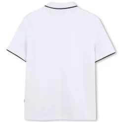 Sale BOSS Polo à coupe droite BLANC