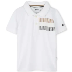 Discount BOSS Polo à manches courtes BLANC