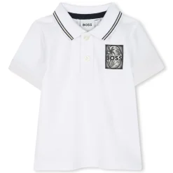 Discount BOSS Polo à manches courtes BLANC