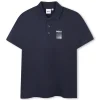 Online BOSS Polo à manches courtes BLEU CARGO