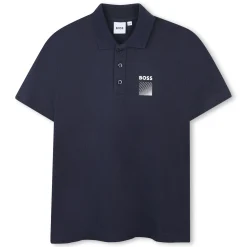 Online BOSS Polo à manches courtes BLEU CARGO