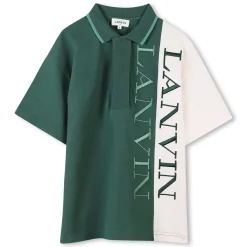 Fashion LANVIN Polo à manches courtes VERT ECRU