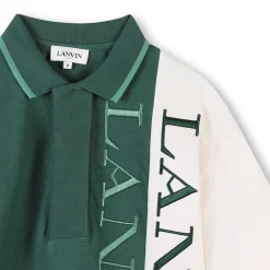 Fashion LANVIN Polo à manches courtes VERT ECRU
