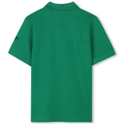 Outlet KENZO KIDS Polo avec badge et broderie LODEN
