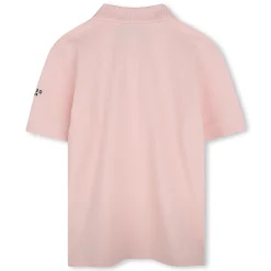Fashion KENZO KIDS Polo avec badge et broderie ENGLISH ROSE