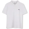 Best BOSS Polo avec logo BLANC