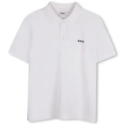 Best BOSS Polo avec logo BLANC