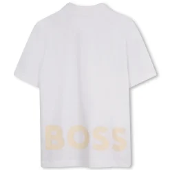 Best BOSS Polo avec logo BLANC