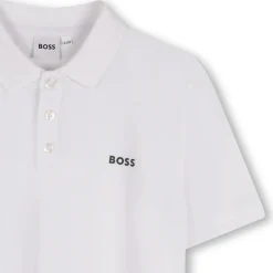 Best BOSS Polo avec logo BLANC