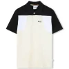 Online BOSS Polo blocs de couleurs VANILLE