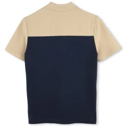Sale BOSS Polo blocs de couleurs BLEU CARGO