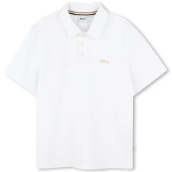 Sale BOSS Polo coupe ample BLANC