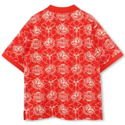 Best KENZO KIDS Polo imprimé en coton piqué ROUGE VIF