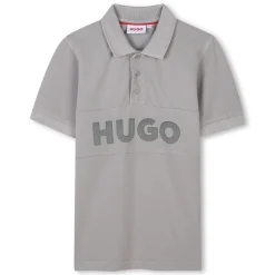 Discount HUGO Polo manches courtes ULTIMATE GRAY