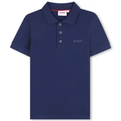 Outlet HUGO Polo manches courtes MEDIEVAL BLUE