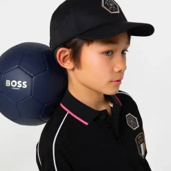 Sale BOSS Polo manches courtes BLACK