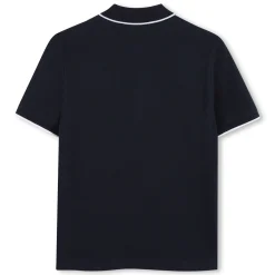 Discount BOSS Polo manches courtes en coton BLEU CARGO