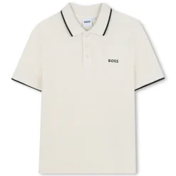 Discount BOSS Polo uni VANILLE