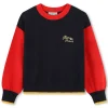 Best KENZO KIDS Pull en tricot avec broderies BLEU DE CHINE