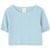 Outlet GIVENCHY Pull manches courtes motif 4G EAU