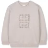 Fashion GIVENCHY Pull motif 4G LIME STONE