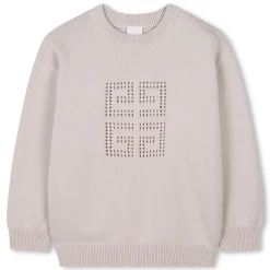 Fashion GIVENCHY Pull motif 4G LIME STONE