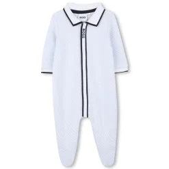 Fashion BOSS Pyjama avec col polo CIEL