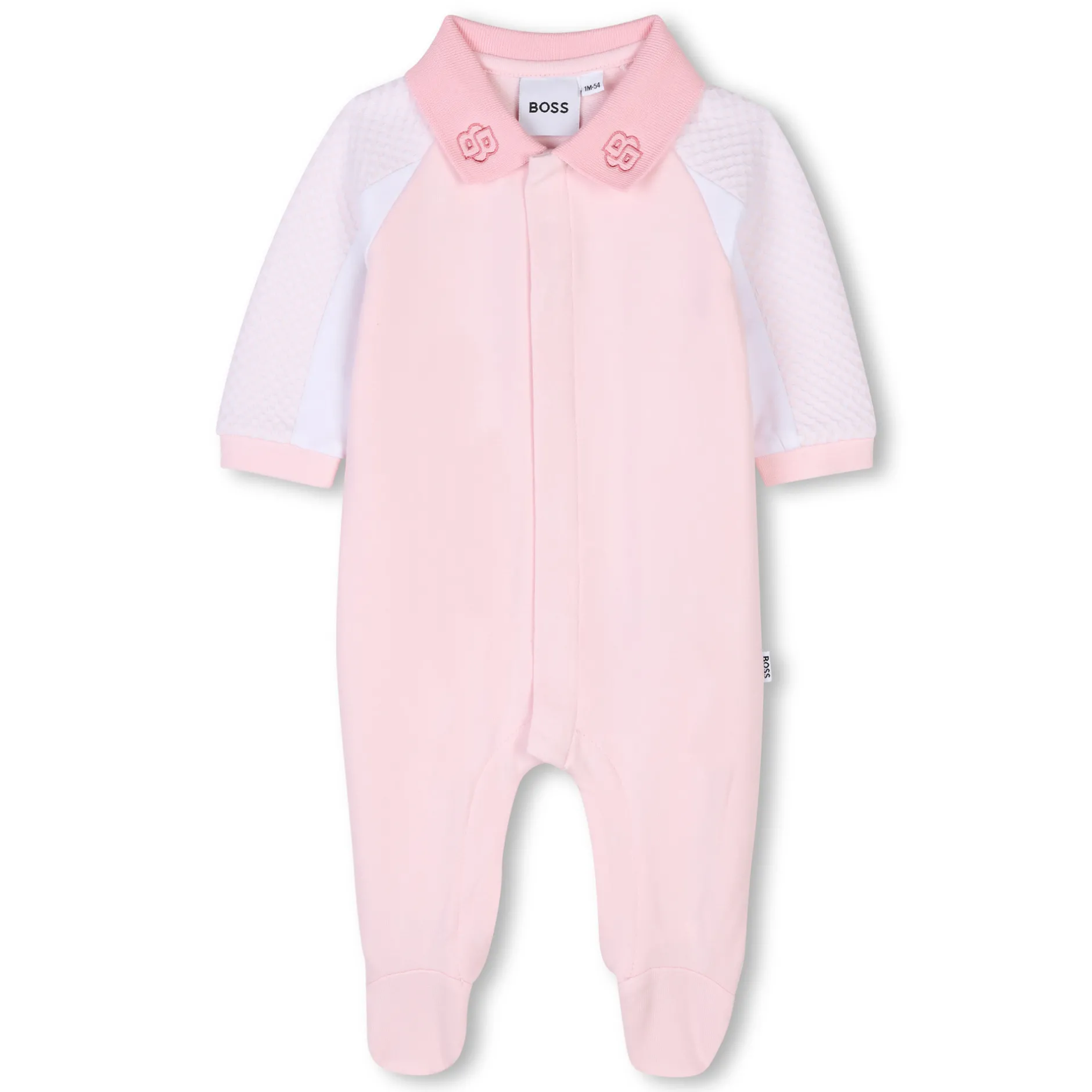 Sale BOSS Pyjama col polo et découpes BABY PINK