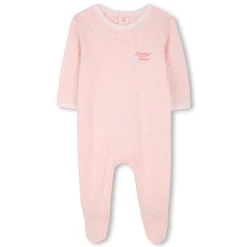 Online KENZO KIDS Pyjama pressionné en coton VEILED ROSE